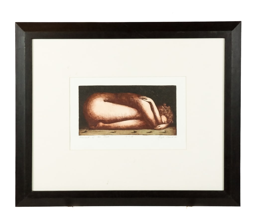 Etienne RET: Mother & Child - Watercolor: Etienne Ret (French/American, 1900-1989) framed watercolor painting of a mother and child, titled "Maternite", signed lower right. [Art: 24" H x 20" W; Frame: 33" H x 28" W]. In good condition. Condit