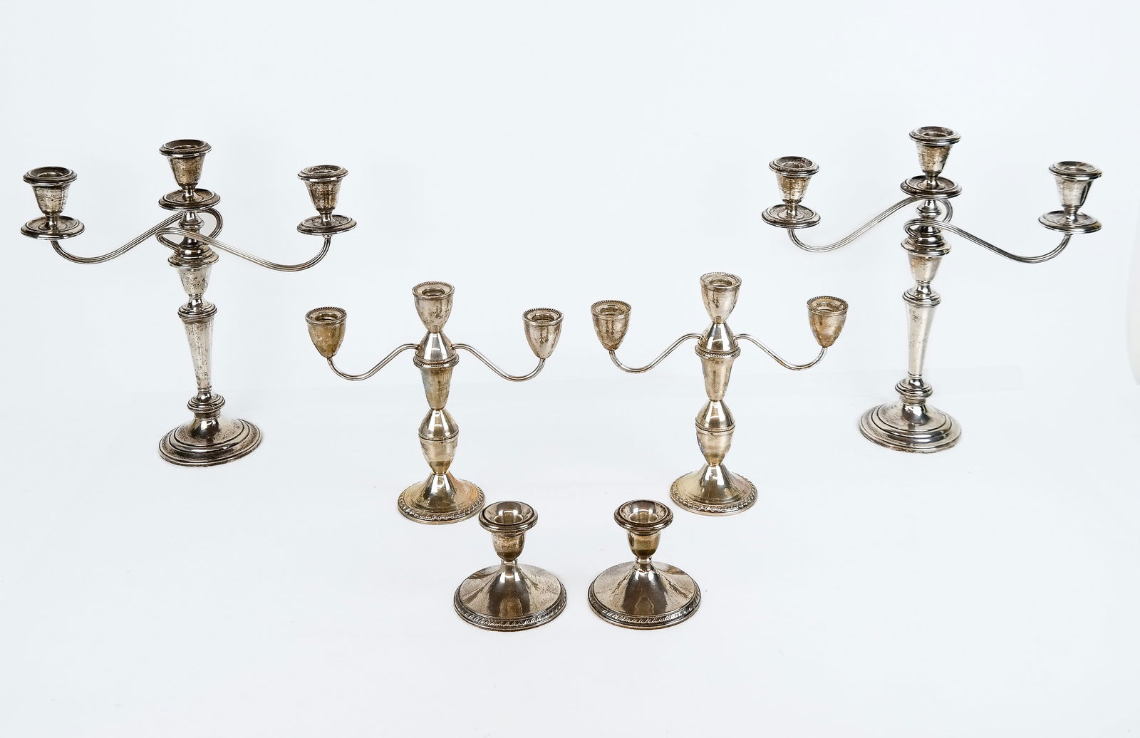 Cartier, Gorham & Duchin Sterling Candelabra, 6 (1 of 8)
