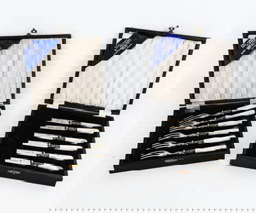 Viners of Sheffield Mother-of-Pearl Knives & Forks