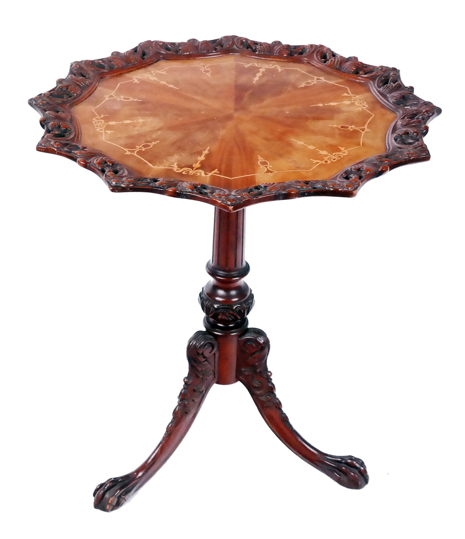 Georgian Mahogany Tea Table (1 of 7)
