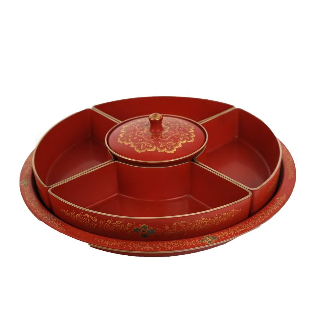 Vintage Maruni Japanese Red Tray (1 of 10)