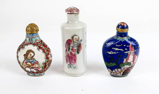 Chinese Cloisonne, and other Snuff Bottles, 3