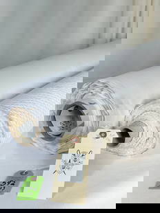 Fabricut Matelasse And Pindler White Sheer Fabric