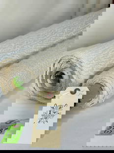 Handwoven Stripe And Fret's Cream Fabrics