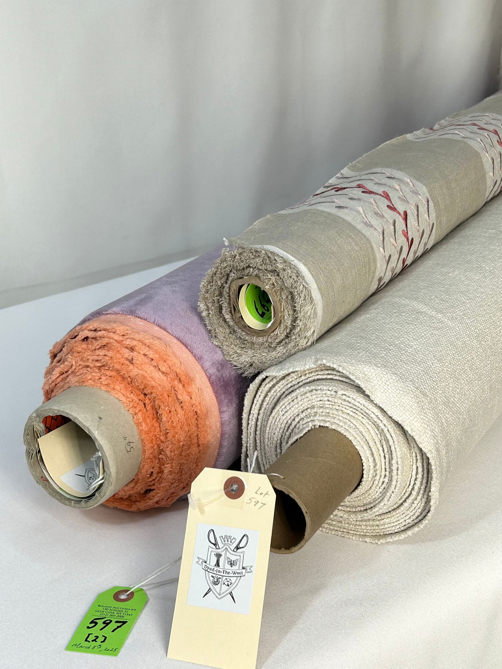 De Le Cuona, Savel Mohair And Embroidered Fabric (1 of 7)