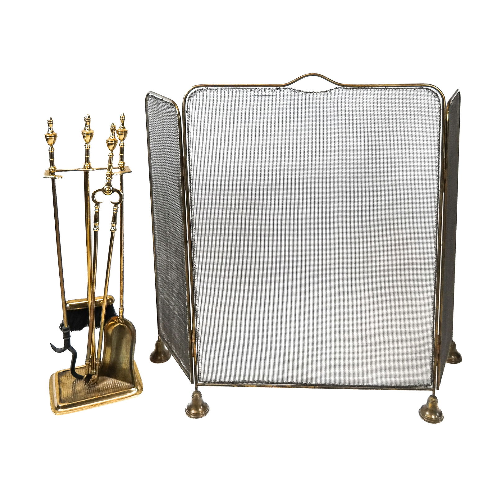 Six-Piece Fireplace Ensemble (1 of 7)