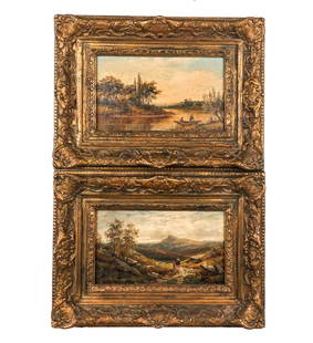 Albert E. GYNDELL: Pair Of Landscapes - O/C