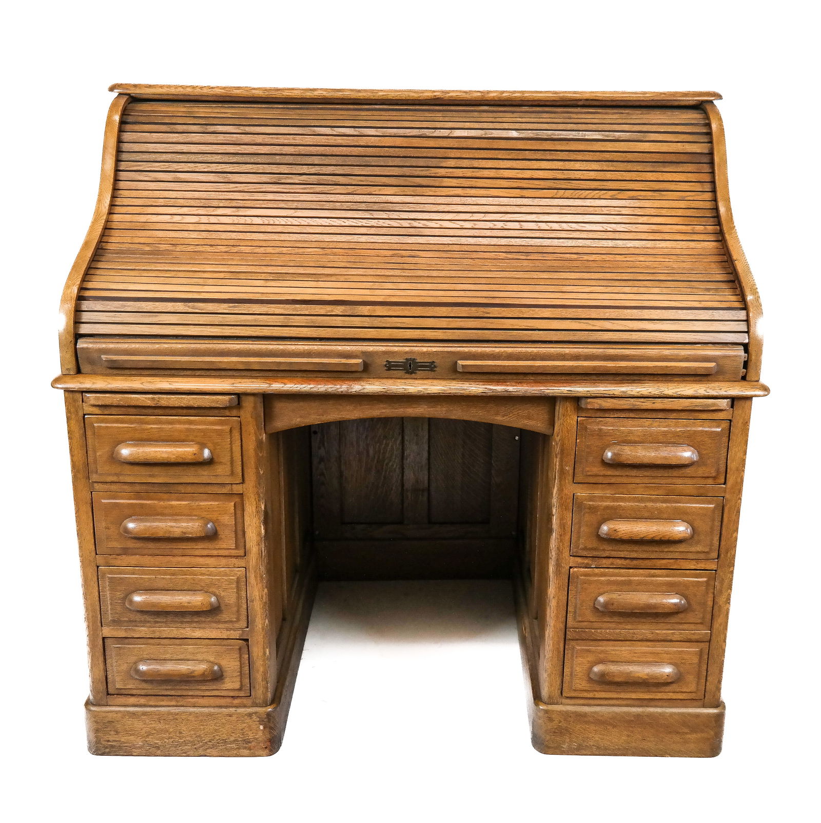 American Oak Roll Top Desk (1 of 14)