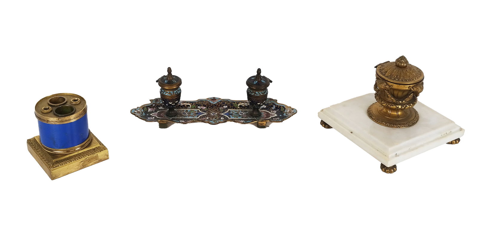 Three Assorted Inkwells (1 of 11)