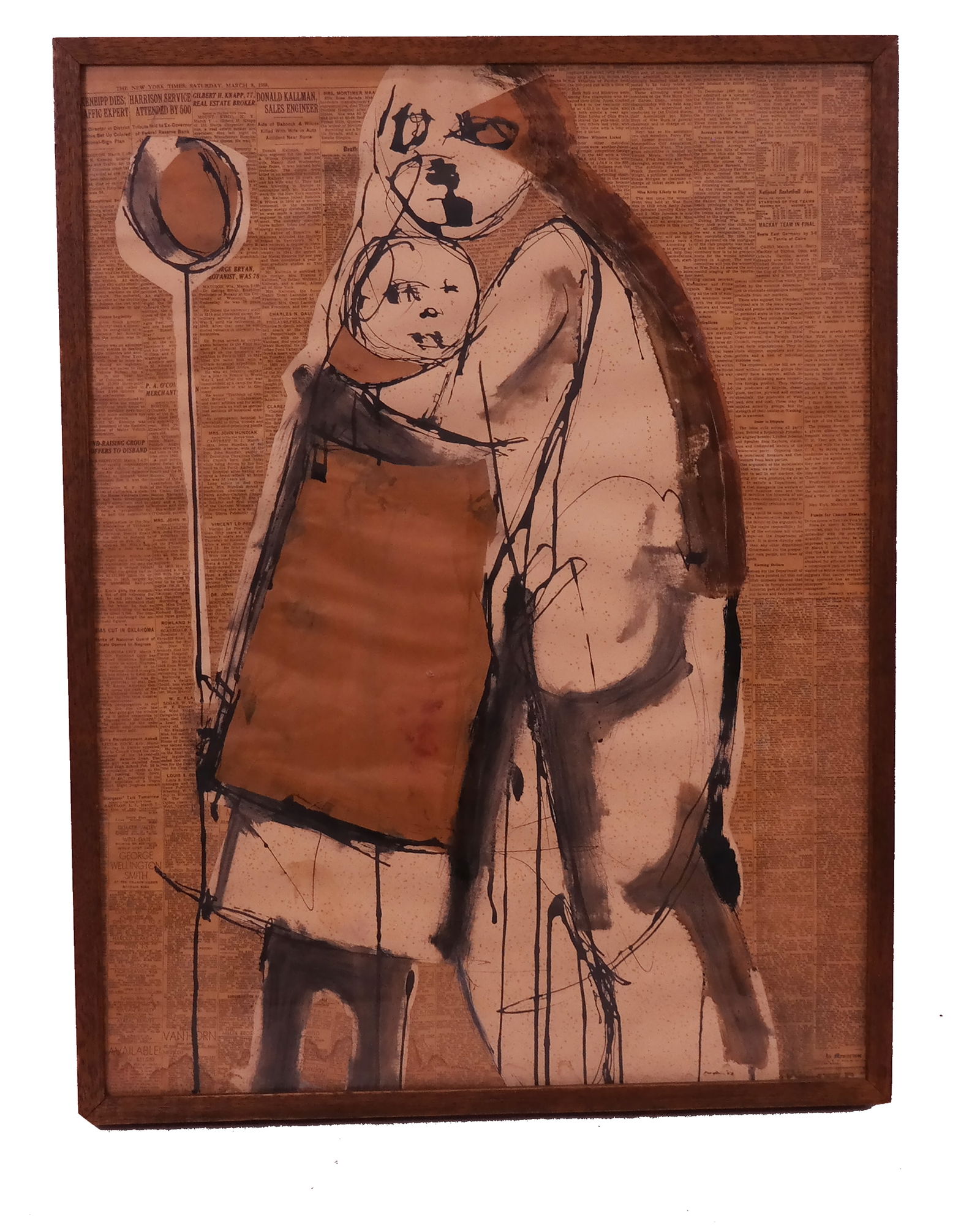 Peter WEXLER: "Papa" - Paper Collage (1 of 9)