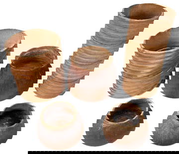 Graduated Cylindrical Clay Chimney Pots