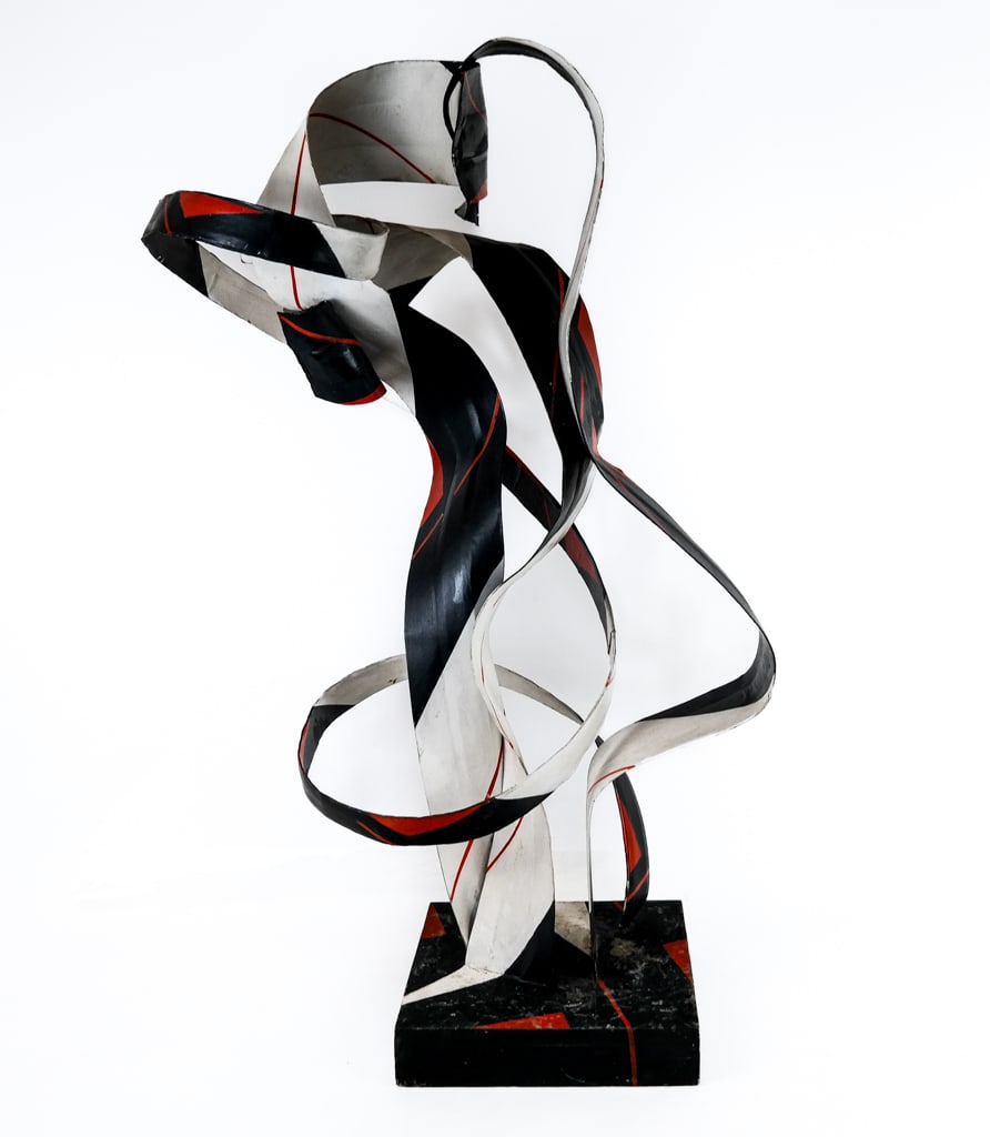 Lee Lev "Twisting" Mixed Media Sculpture, 1990s (1 of 7)