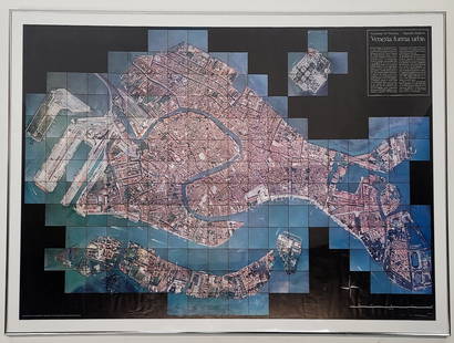 Italian Venice Canal Oversized Poster