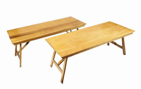 Peter Wexler Designed Collapsible Dining Tables, 2