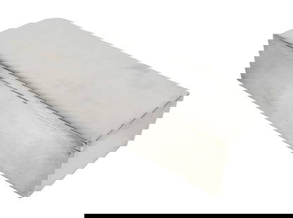 Cartier Sterling Silver Cigarette Box