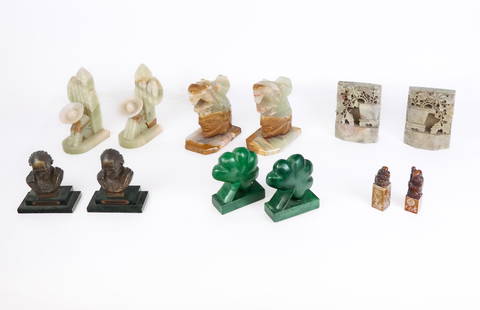 A Group of Bookends and Seals, 7