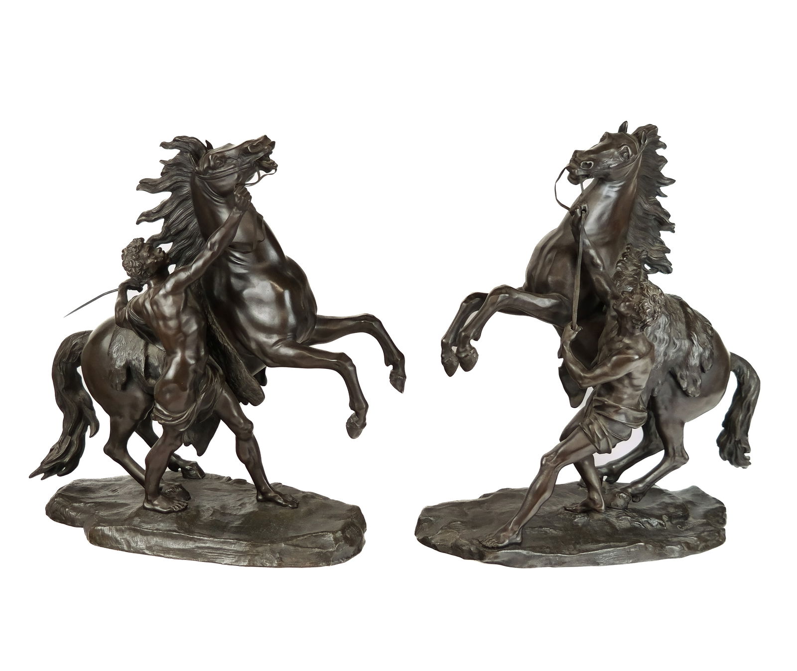 After Guillaume COUSTOU: Pr. Bronze Marly Horses (1 of 13)