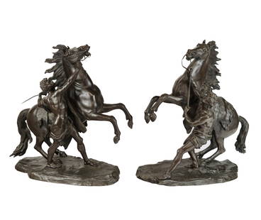 After Guillaume COUSTOU: Pr. Bronze Marly Horses