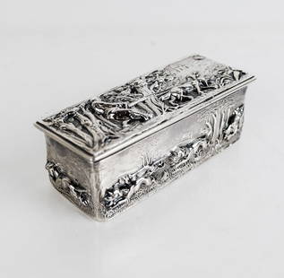 English Silver Snuff Box