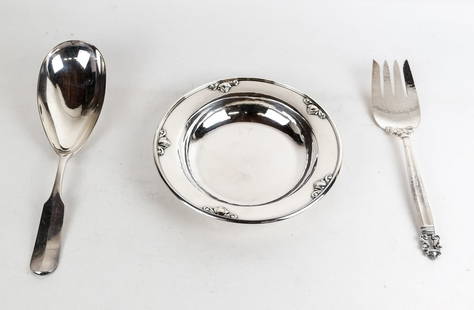 Georg Jensen & Bonebakker Sterling Silver Items, 3