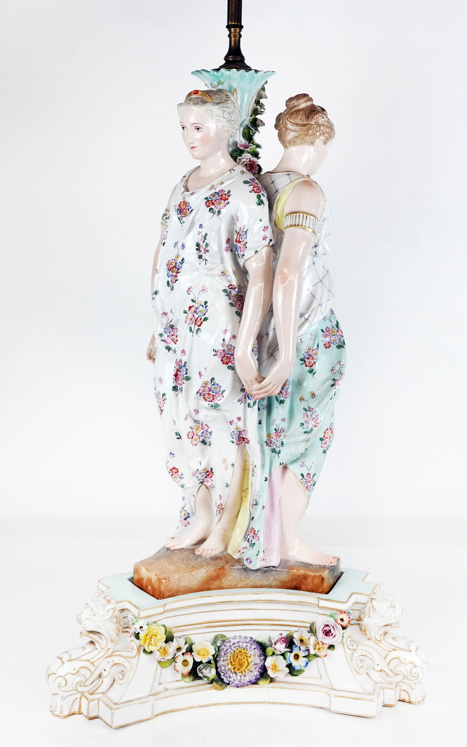 Italian Neoclassical Figural Lamp (1 of 15)