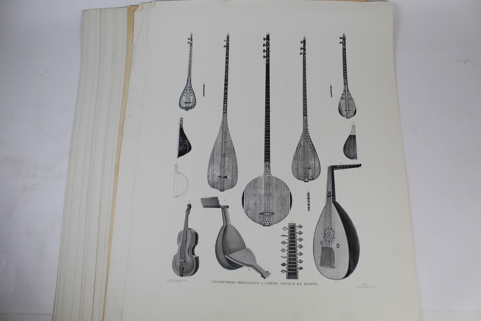 Antique Etching, "Instrumens ... En Egypte" (15) (1 of 7)