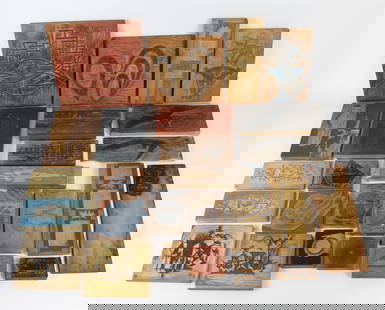 Hans JELINEK: 26 Hand-Carved Wood Printing Blocks