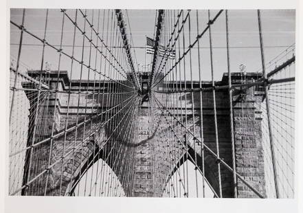 Photograph of the Brooklyn Bridge