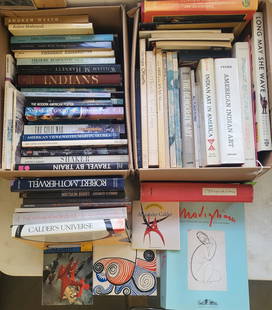Collection of American Art Reference Books, 50+