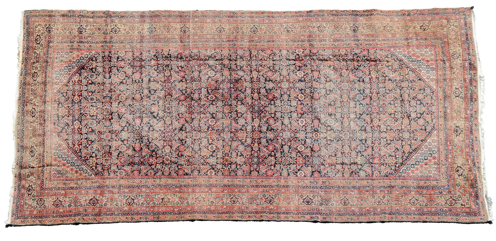 Antique Persian Rug with Fringe Edge (1 of 13)