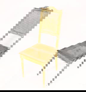 French Provincial Caned Side Chair