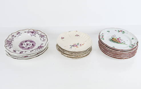 3 Groups Of Partial Dinnerware