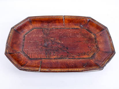 Japanese Chinoiserie-Decorated Tray
