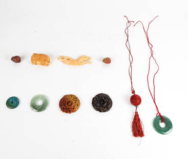 Assorted Asian Stone And Other Carvings