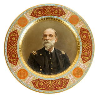 Royal Vienna Portrait Plate by Joseph Ahne