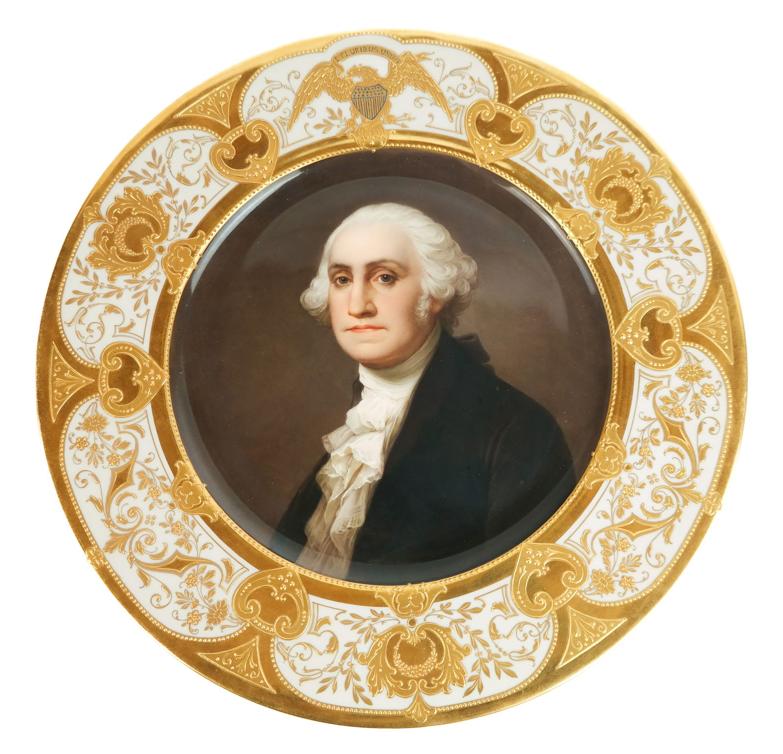 Dresden Portrait Plate of George Washington (1 of 10)