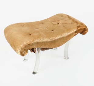 Hollywood Regency Vanity Bench