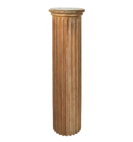 Carved Column Pedestal