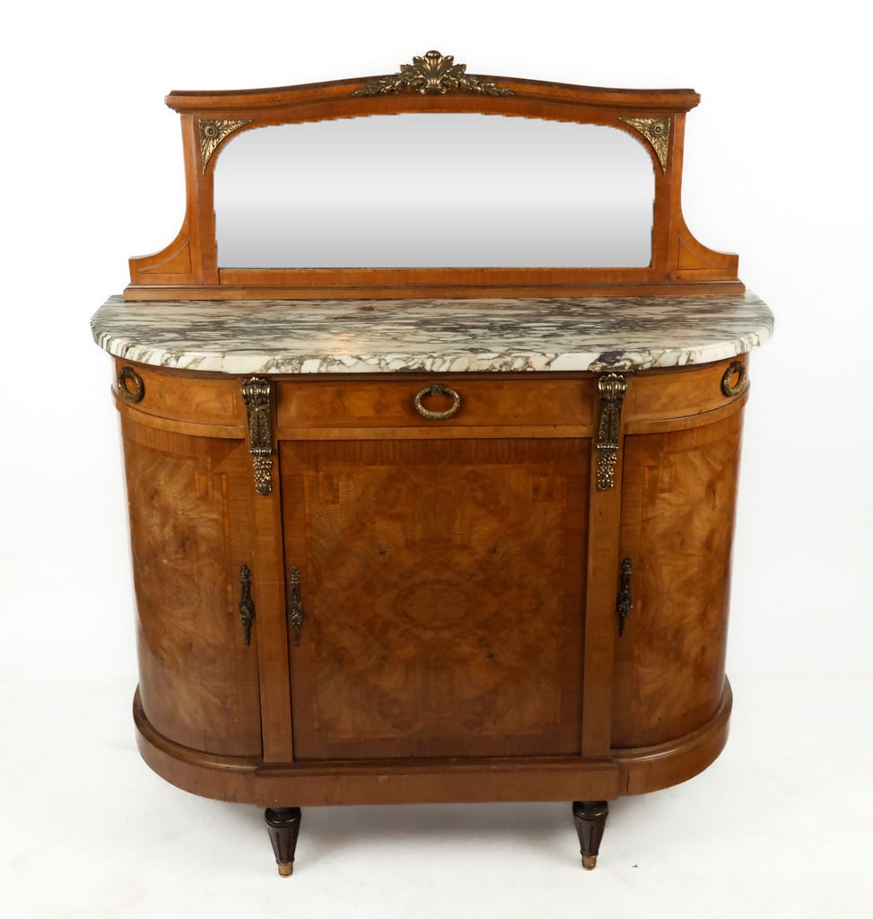 Louis XVI Parquetry and Bronze Desserte (1 of 17)