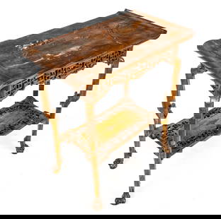 Giltwood and Chinoiserie Side Table