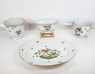 Herend Hand-Painted Porcelain Tablewares, 4