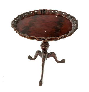 Victorian Flame Mahogany Tea Table