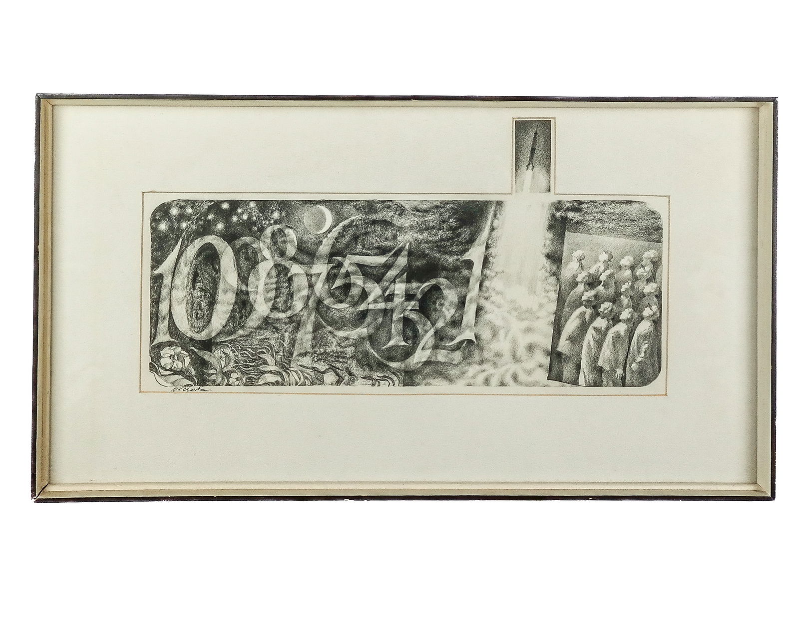 Richard A. CLARK: "Countdown" - Pencil Drawing (1 of 10)