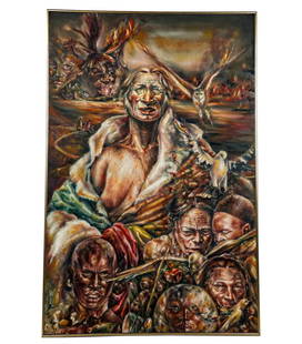 Glenda WHARTON: Refugees - Oil Painting