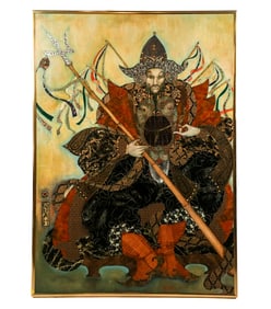 Mylo QUAM: "Genghis" - Mixed Media