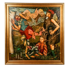Eduardo TORASSA: "El Obra..." - Oil Painting