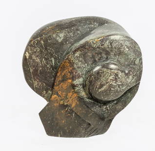C. MUSHINGA Carved Stone Double Sided Sculpture