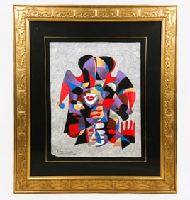 Anatole KRASNYANSKY: Jester - Painting on Paper