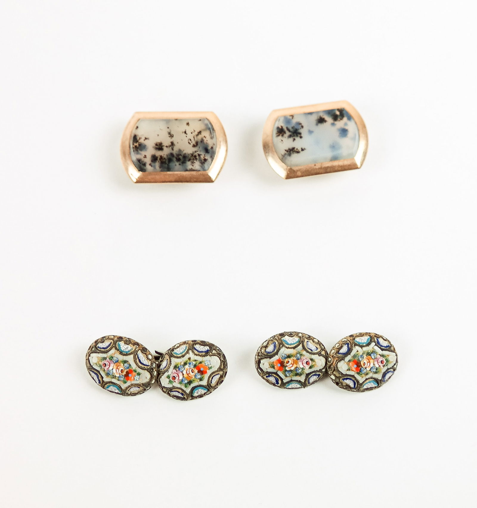 2 Pairs of Early 20th C. Decorative Cufflinks (1 of 9)