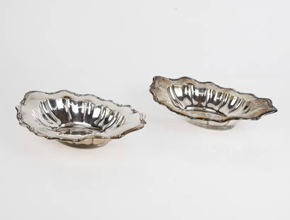 Pair Of Gorham Sterling Silver Fruit Bowls